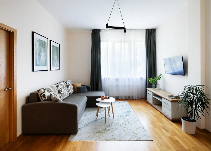 One Bedroom Sunny Tallinn Street With Parking